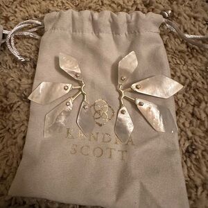 Kendra Scott White Earrings